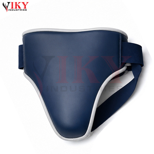 Durable Premium Quality New Arrival Custom Logo Print Private Label Two-Tone Navy Blue and White Genuine Leather Boxing Sets - Product Image 4