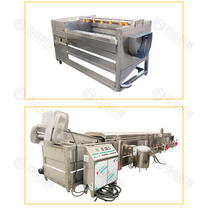 Baixin Ligne de production de congélation de frites entièrement automatique Prix/Machines à frites commerciales - Product Image 4