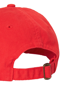 Gorra de Béisbol Roja de 6 Paneles, Unisex, de Algodón, Color Sólido, Estilo Casual, para Primavera/Verano, Talla Adulto 58-60CM - Product Image 4