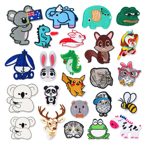 Quality Embroidery Patch <b>Iron</b> <b>On</b> Embroidered <b>Badge</b> Twill Fabric Applique Patches for Clothing Hats Bags Wholesale Heat Press - Product Image 5