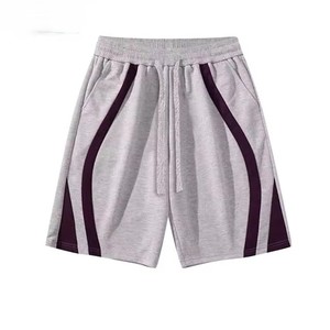 Pantalones Cortos Bermuda Casuales para Hombre con Cintura Ajustable con Cordón y Raya Lateral, de Secado Rápido, Tejido de Poliéster, para Deporte, Fabricante OEM ODM - Product Image 4