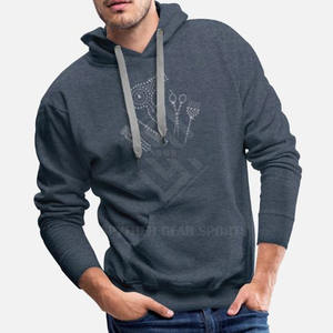 Sweat à capuche léger pour homme en polaire orné de strass – Haute qualité, respirant, écologique, coupe ample - Product Image 5