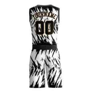 Ensemble de maillots de basket-ball sublimés personnalisés, shorts sans manches pour hommes, kit de vêtements de sport d'équipe, vente en gros OEM ODM - Product Image 3