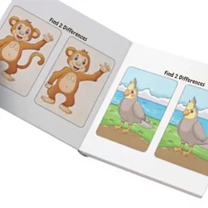 Livre de puzzles Trouvez les différences 297x210mm, activité d'apprentissage précoce pour les tout-petits et les enfants d'âge préscolaire - Product Image 4