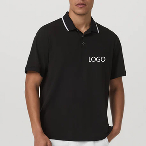 Comfortable Daily Wear Bulk Apparel Production Modern Turn <b>Down</b> Collar Tee For Men Factory Direct Premium Design Stretch Fabric - Product Image 1