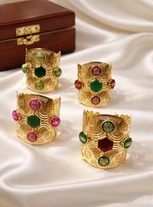 Premium Quality Gold Plated Hand Cuff Cuff <b>Bangle</b> Beautiful Design Cuff <b>Bracelet</b> Perfect For All Occasions Suits All Outfits - Product Image 1