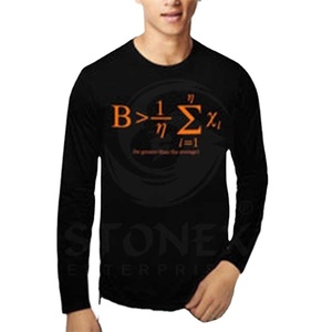 Camiseta deportiva de algodón blanca personalizada para hombre, ropa deportiva de entrenamiento de manga larga con ajuste muscular, camiseta informal de manga larga - Product Image 2