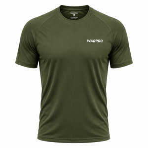 WARPRO INDUSTRY Camiseta Premium para Hombre, 100% Poliéster, Corte Regular, Transpirable, Logotipo Frontal, Manga Corta, Deportiva, Casual - Product Image 1