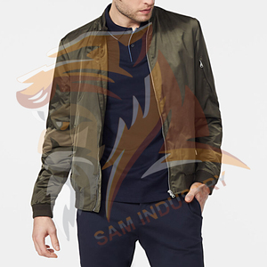 Chaqueta de Satén para Hombre de Alta Calidad, Chaqueta de Satén OEM de Alta Calidad, Chaquetas de Satén con Logotipo Personalizado Bordado/Estampado - Product Image 6