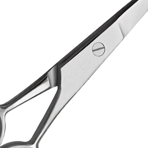 Tijeras de Barbero con Hojas Rectas y Afiladas de Acero Inoxidable, Mango con Anillo, Tijeras Profesionales para Cortar el Cabello, Herramientas de Salón - Product Image 4
