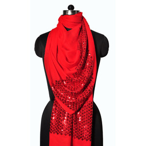 Luxury Fine <b>Wool</b> Sequence Stoles for Women 70x200cms Shawl Soft Lightweight Fashion Scarf 85% Fine <b>Wool</b> 15% Silk - Product Image 5