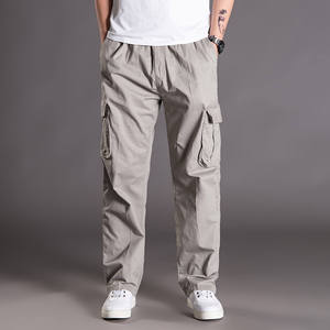 Pantalon de survêtement cargo élastique pour homme, nouvelle collection printemps-hiver, coupe droite, ample, avec grandes poches, idéal pour les loisirs et les activités de plein air, grandes tailles - Product Image 2