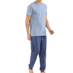 Shorts de pyjama pour hommes en coton, confortables, respirants, vêtements de nuit décontractés, fabricant OEM - Product Image 4