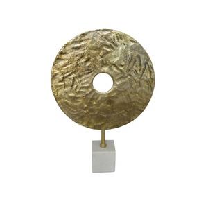 Bague décorative en aluminium Sculpture avec base en marbre faite à la main Sculpture personnalisée Grossiste indien - Product Image 1