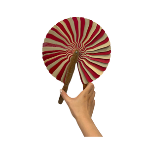 Éventail en feuille de palmier naturel du Vietnam, fait main à partir de feuilles de palmier de qualité supérieure, pour décorations de festivals et commandes personnalisées - Product Image 1