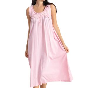 ใหม่ชุดนอนสายเดี่ยวเซ็กซี่สีแดงสำหรับผู้หญิงชุดนอนแขนกุดพิมพ์ลายหัวใจขนาดพิเศษแฟชั่นจากบังคลาเทศย้อมสีเรียบ - Product Image 2