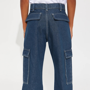 Pantalones para Niños con Múltiples Bolsillos, Modernos y Elegantes, para Compradores Mayoristas, Elásticos, Cómodos, con Cierre de Botón Seguro - Product Image 5