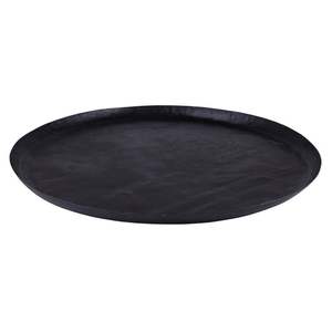 Bandeja de Servir Metálica Moderna de Forma Orgánica en Negro Mate, Plato Decorativo Irregular para Decoración de Mesa en Hogar, Hotel o Restaurante - Product Image 5
