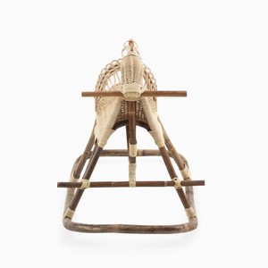 Última novedad en juguetes infantiles: animales de ratán para montar, caballo balancín de caña natural, silla balancín con forma de animal. - Product Image 5