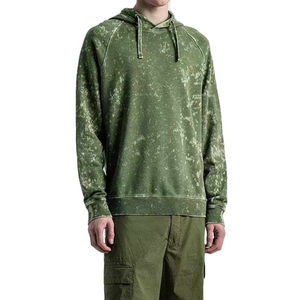 Hoodie surdimensionné gris vintage personnalisé, très demandé, en polaire épaisse, effet délavé, brodé, polyester/coton, avec poche, respirant - Product Image 2