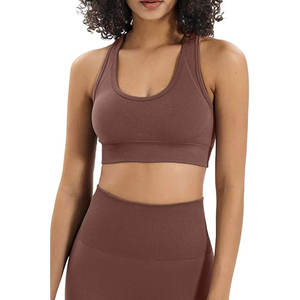 Nouvel Arrivage Ensemble de Yoga 2 Pièces pour Femme, Tenue de Sport Tendance avec Taille Élastique, Fitness, Personnalisable, Couleur Unie, Ensembles de Yoga Réversibles - Product Image 3
