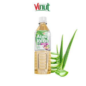 Jus de purée d'aloe vera 500ml - Saveur Passion NFC Vente en gros Marque privée Fabricant Vietnamien 24 Canettes - Product Image 1