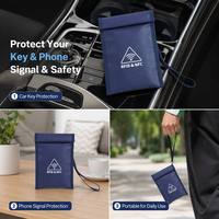 Sac Faraday ignifuge personnalisé, blocage de signal à 100 %, étui pour clé de voiture, pochette de protection RFID, sacs et étuis à usage spécial