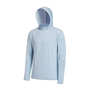 Chemise de pêche à manches longues, t-shirt de pêche à séchage rapide avec col à capuche - Product Image 3