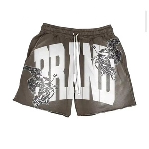 Personalizado Vintage ácido desteñido lavado 100% algodón camiseta Hombres Nuevo diseño verano 2 piezas conjunto Oversize Streetwear Casual ropa Terry - Product Image 4