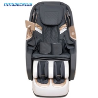 Fauteuil de massage électrique portable de luxe pour le corps entier, zéro gravité 4D, avec certification CE Rohs