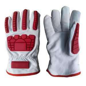 Gants de travail en cuir de vachette, gants de chauffeur pour la conduite de camions, l'entrepôt, le jardinage, l'agriculture, résistants et durables - Product Image 3