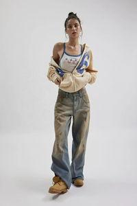 Top Corto Transpirable de Verano Estilo Y2K para Mujer con Logotipo Personalizado, Diseño Acanalado, Estampado Informal - Product Image 5