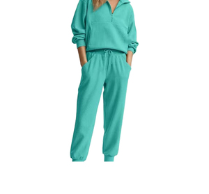 Casual Solid Color With Logo Women Elegant tracksuit Sporty Street Style Lady's Fashion Button Up Turn Down Collar - Product Image 2