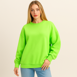 Estilo coreano Regular Fit Cómodo Invierno Ecológico Algodón Sudaderas para todos los días Cuello de tortuga Color sólido 380 GSM Bulk Plain - Product Image 4