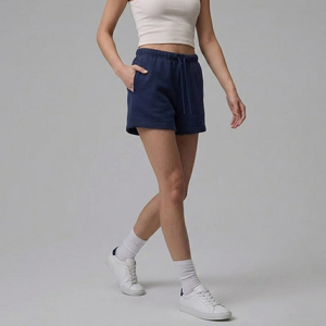 Shorts en polaire pour femmes / Shorts de sport d'été de haute qualité pour femmes / Shorts de jogging en polaire 100% avec cordon de serrage à la taille pour femmes - Product Image 3