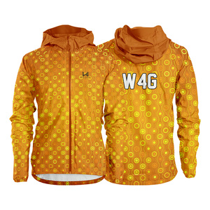 Wholesale Spring Wear Eco Friendly Custom Pattern Quick Dry Waterproof Breathable Nylon Coated Zipper Casual Hooded Windbreakers - Product Image 6