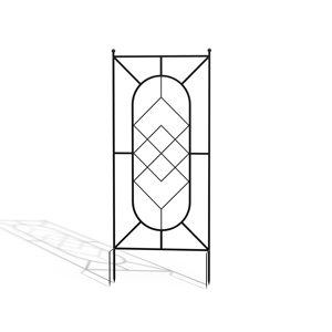 Modern Iron Garden Trellis Rectangle Painted Trellis Outdoor Plant Support Iron Trellis for Climbing - Product Image 3