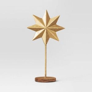 Antique Finish Brass <b>Star</b> Centerpiece Elegant Table Decoration For Wedding Events Home Interior And Party Styling - Product Image 6