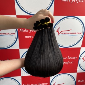 Super Promotion : Extensions de Cheveux Vierges Remy Vietnamiens 100% Haute Qualité, Noirs, Lisses, Double Trame Faite à la Machine, en Gros, Sans Enchevêtrement - Product Image 1