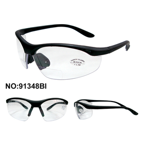 Lunettes de sécurité bifocales ANSI Z87.1 avec une augmentation de +1,0 à +3,5 dioptries et des plaquettes nasales souples en TPR pour une protection oculaire confortable - Product Image 3