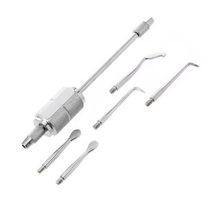 Removedor de Coronas Dentales Manual Ergonómico Profesional, Herramienta Quirúrgica de Acero Inoxidable Duradero con 5 Accesorios de Fijación de Grip Surgical - Product Image 5