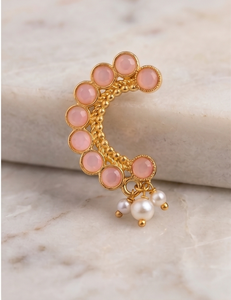 Divyoro Pastel Pink Halo <b>NosePin</b> - Product Image 2