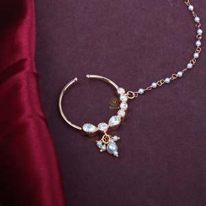 Ekta Polki Designer Nath-Fashion Body Jewelry - Product Image 1