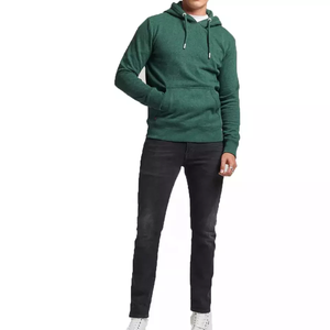 Wholesale Streetwear Heavyweight Regular Fit <b>Fleece</b> Pullover Hoodie Custom Heavy Blank <b>Thick</b> Cotton Plus Size Men's Breathable - Product Image 1
