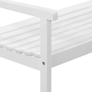 47.2 'solido legno di Acacia panca da giardino in bianco panche Patio categoria di prodotto - Product Image 4