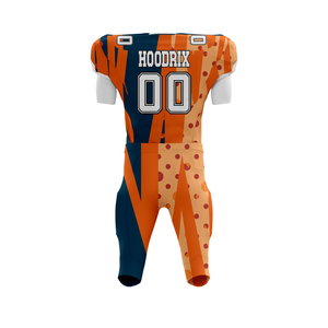 Uniforme de Fútbol Americano Sublimado Personalizado OEM con Logotipo de Silicona, Uniforme de Fútbol Americano Juvenil Transpirable de Secado Rápido - Product Image 4