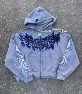 Sudadera con Capucha de Invierno para Hombre, 2026, Personalizada, 100% Algodón, Impresión DTG, Tejido Grueso, Diseño de Araña, Estilo Vintage, Streetwear, Talla Grande - Product Image 1