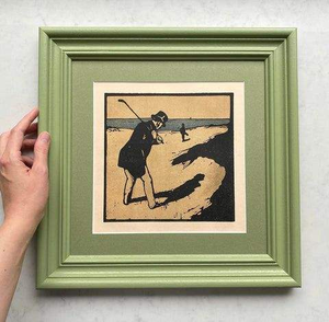 Cadre photo en bois fait main, écologique et durable, couleur personnalisée, découpe et impression, style moderne et contemporain pour salon - Product Image 1
