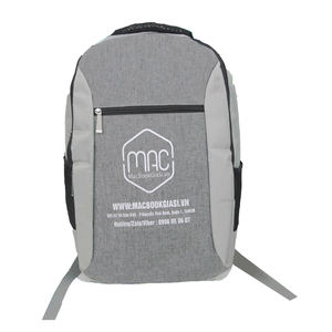 Mochila Gris Unisex para Portátil de 16.3 Pulgadas, con Logotipo Personalizado, Cierre de Cremallera Impermeable, Respaldo Suave, para Uso Profesional - Product Image 2
