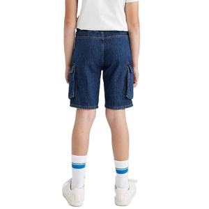 กางเกงขาสั้นผ้าเดนิมสำหรับผู้ชายกางเกงขาสั้นสไตล์สตรีทแวร์โลโก้ตามสั่ง - Product Image 5